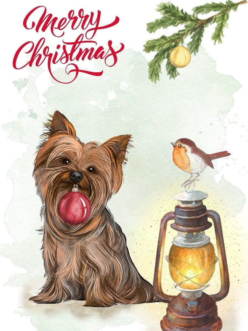 Christmas Dog | Diamond Painting