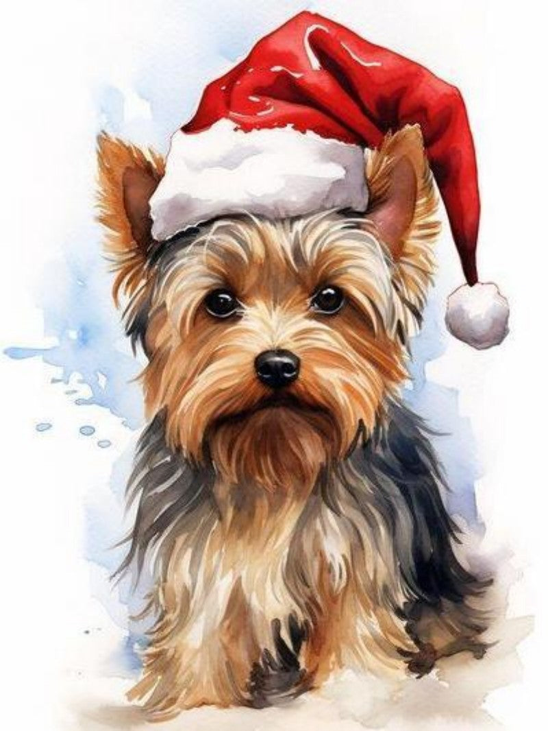 Christmas Dog | Diamond Painting