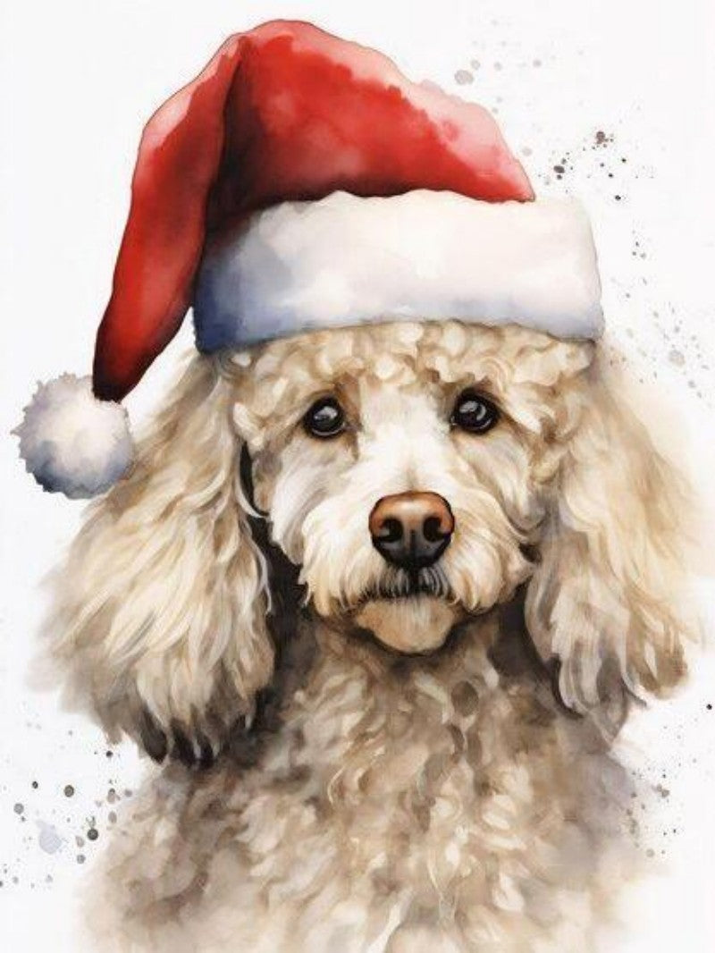 Christmas Dog | Diamond Painting