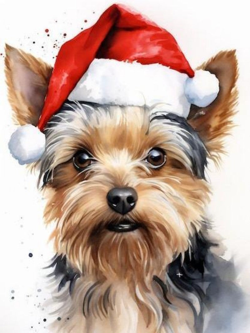 Christmas Dog | Diamond Painting