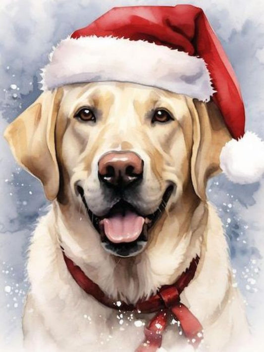 Christmas Dog | Diamond Painting