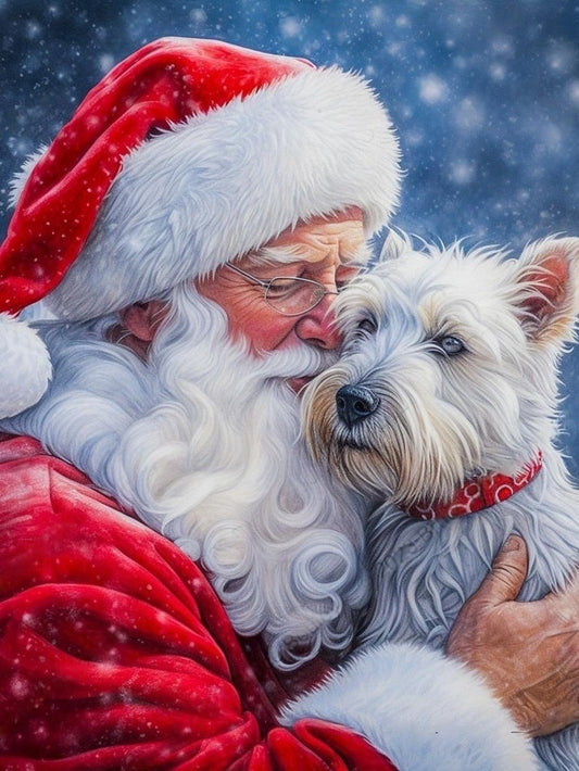 Christmas Dog | Diamond Painting