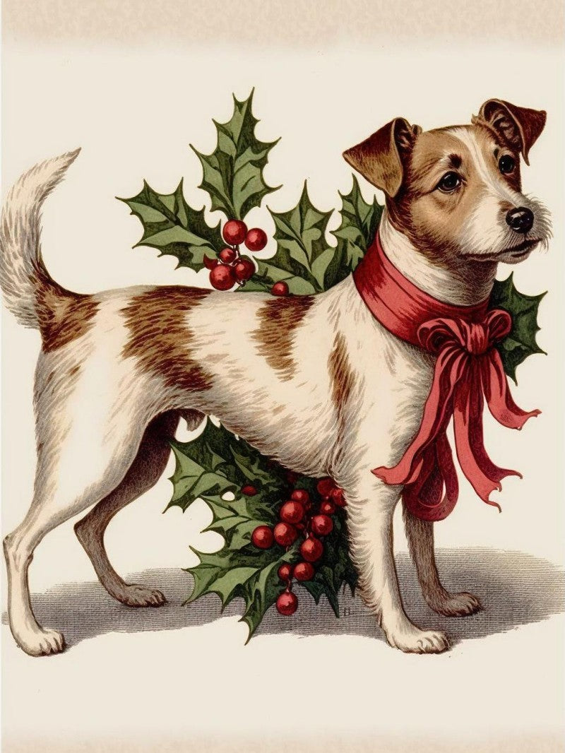 Christmas Dog | Diamond Painting