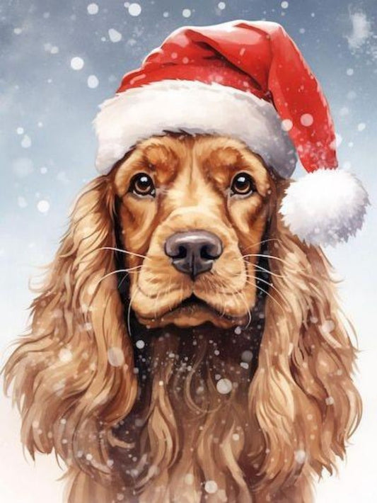 Christmas Dog | Diamond Painting