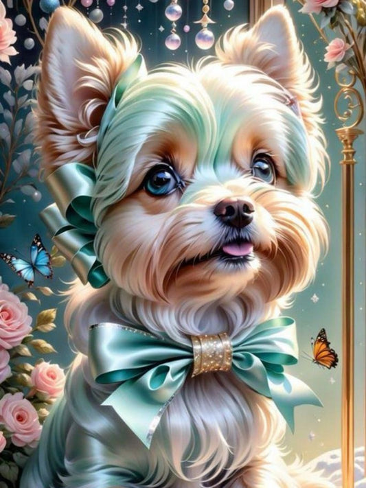 Christmas Dog | Diamond Painting