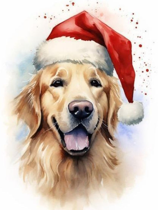 Christmas Dog | Diamond Painting