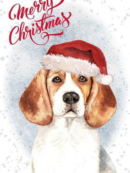 Christmas Dog | Diamond Painting