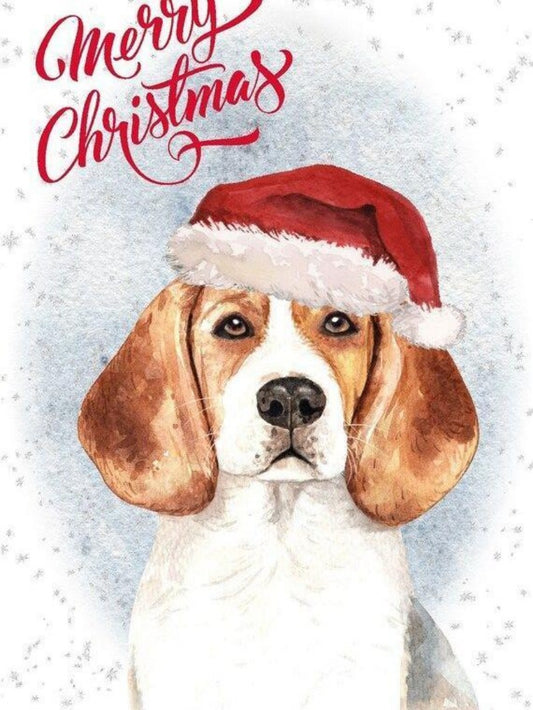 Christmas Dog | Diamond Painting