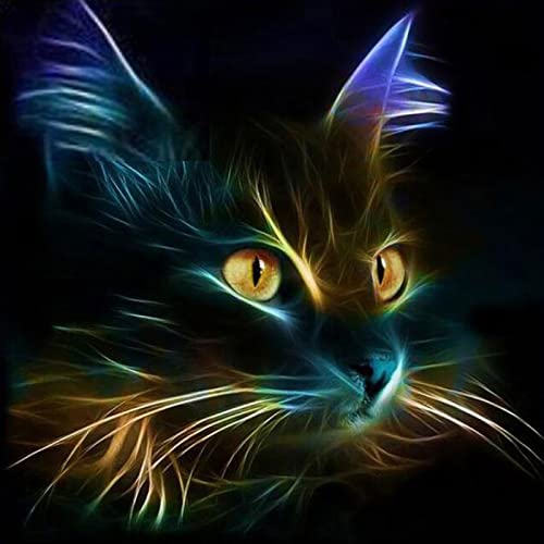 Black Midnight Cat | Diamond Painting