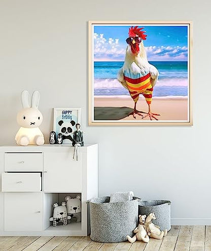 Rooster Chicken | Diamond Painting
