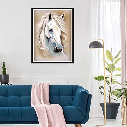 White Horse | Diamond Painting
