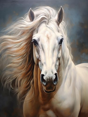 White Horse | Diamond Painting
