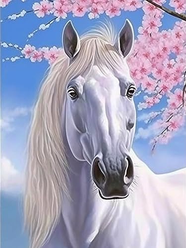 White Horse | Diamond Painting