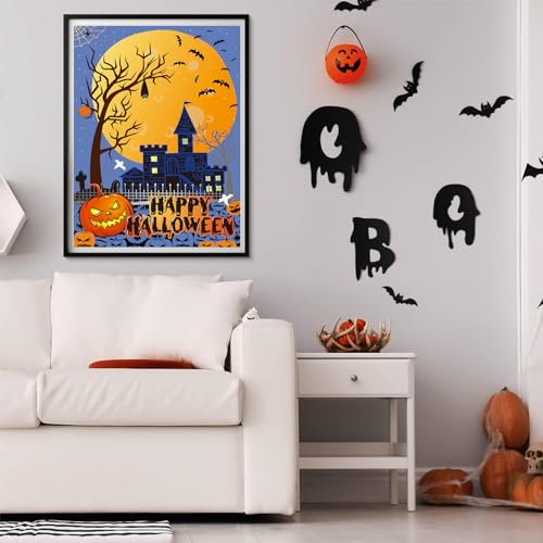 Pumpkin House Halloween | Diamond Painting