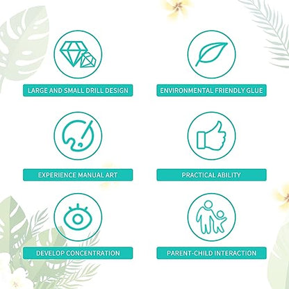 Diy 8pcs/set Dog  Diamond Painting Coasters with Holder