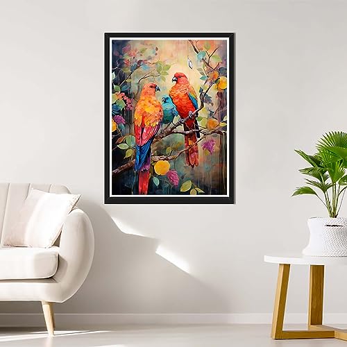 Love Birds Parrot | Diamond Painting