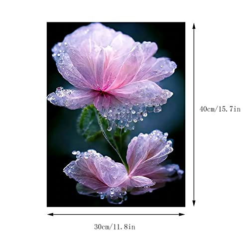 Water Droplets Flower | Diamond Painting