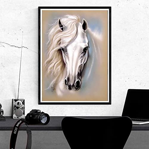 White Horse | Diamond Painting