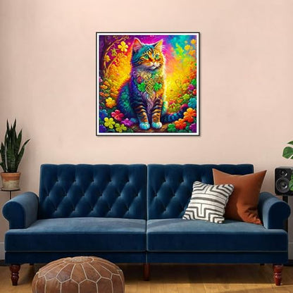Colorful Cat | Diamond Painting