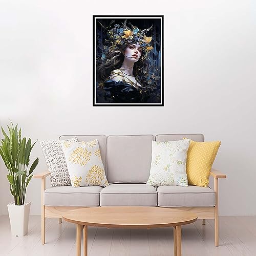 Girl And Flower | Diamond Painting