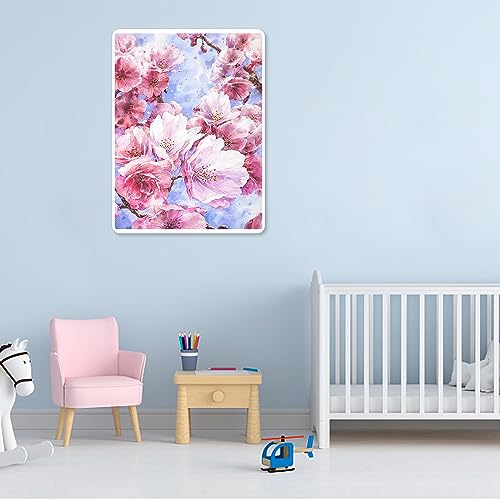 Blue Sky And Pink Flower | Diamond Painting