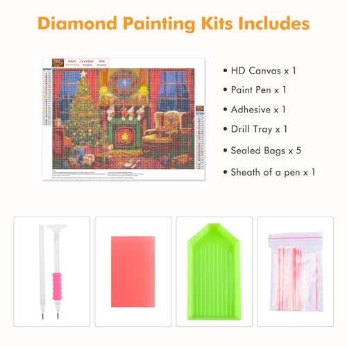 Christmas Home | Diamond Painting