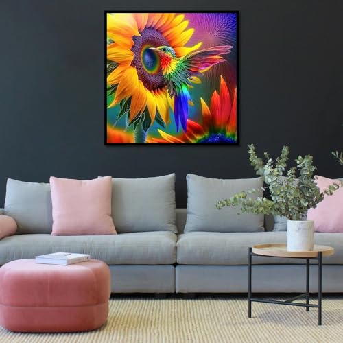 Bird On The Sunflower | Diamond Painting