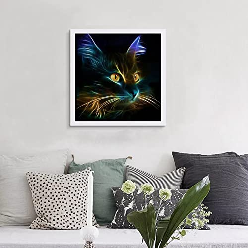 Black Midnight Cat | Diamond Painting