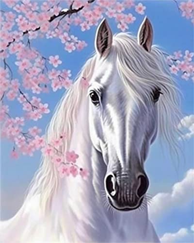 White Horse | Diamond Painting