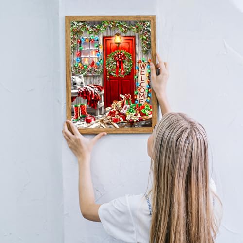 Christmas Door | Diamond Painting