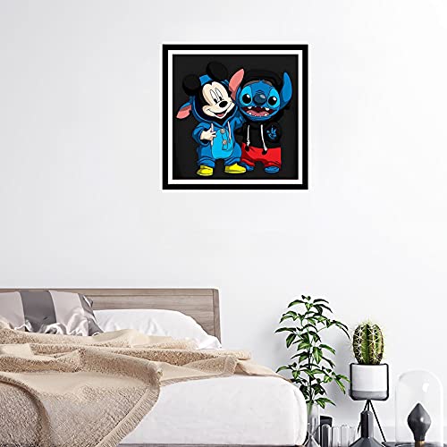 Stitch Hugging His Friend | Diamond Painting