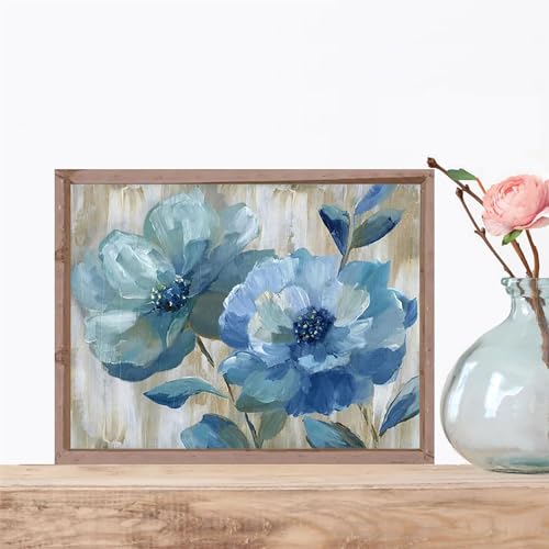 Blue Flower | Diamond Painting