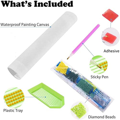 Flower And Hummingbird | Diamond Painting