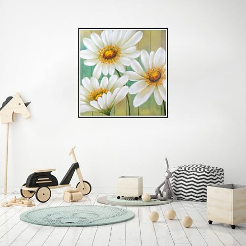 White Flower | Diamond Painting