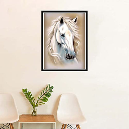 White Horse | Diamond Painting