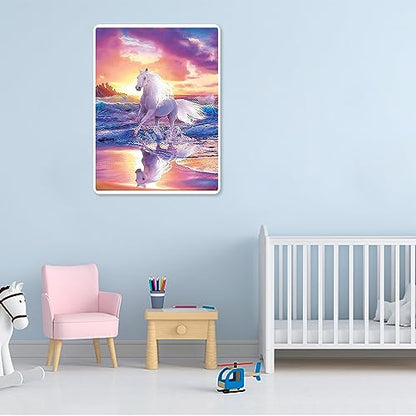 White Horse | Diamond Painting