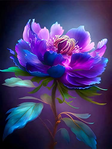 Purple Flower | Diamond Painting