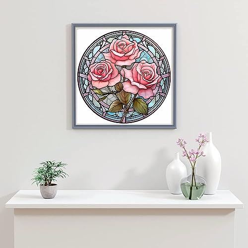 Glass Stained Flower | Diamond Painting