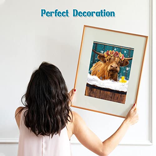 Highland Cow Bath | Diamond Painting