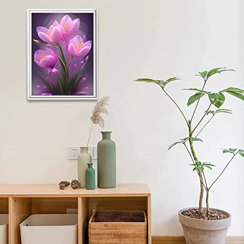 Purple Flower | Diamond Painting