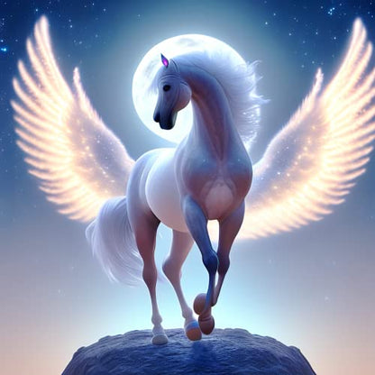 White Horse | Diamond Painting