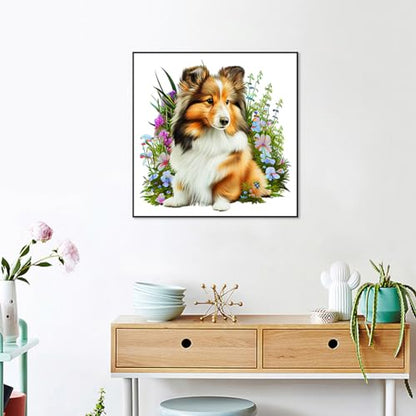 Dog Australian Shepherd | Diamond Painting