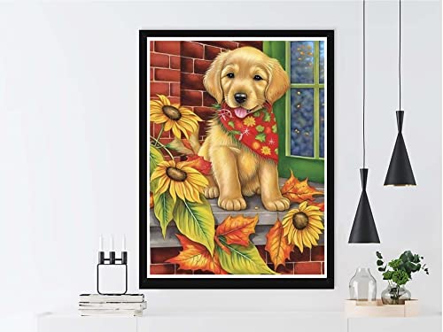 Yellow Labrador Dog | Diamond Painting