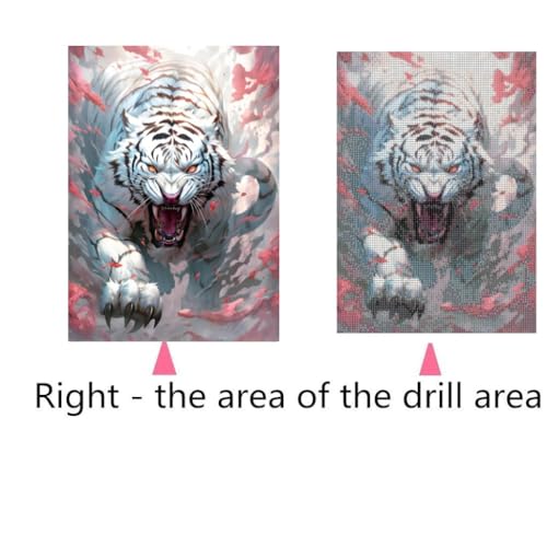 White Tiger | Diamond Painting