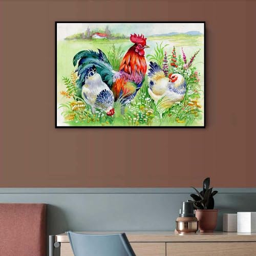 Rooster Chicken | Diamond Painting