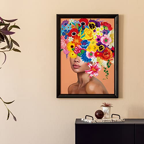 Woman Flower | Diamond Painting