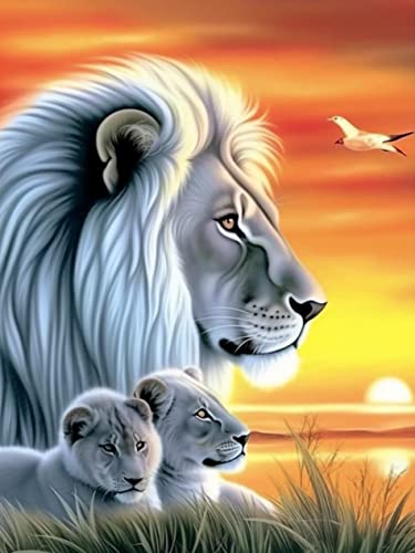 White Lion | Diamond Painting