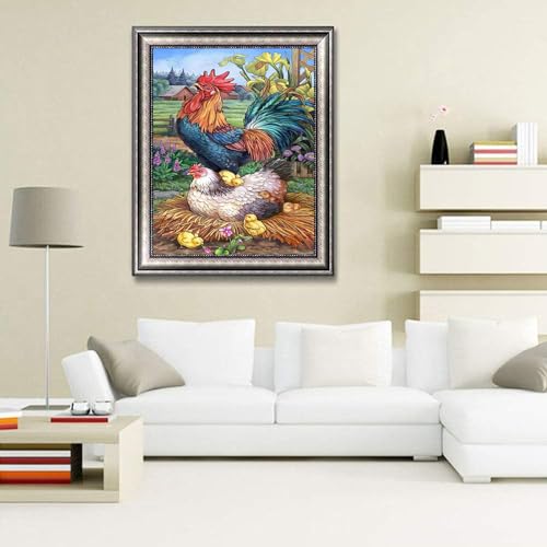 Rooster Chicken | Diamond Painting