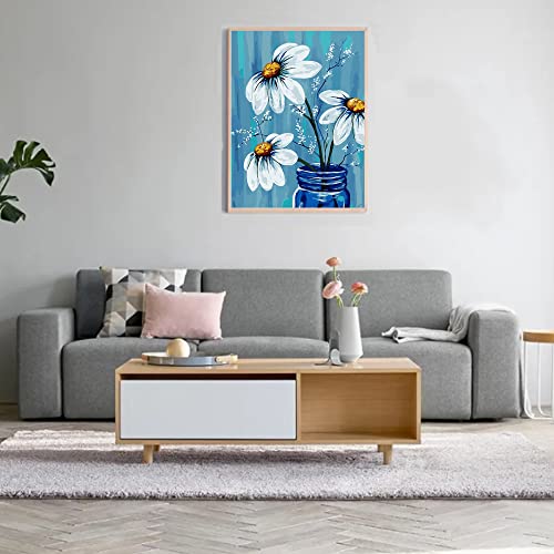 White Small Flower | Diamond Painting