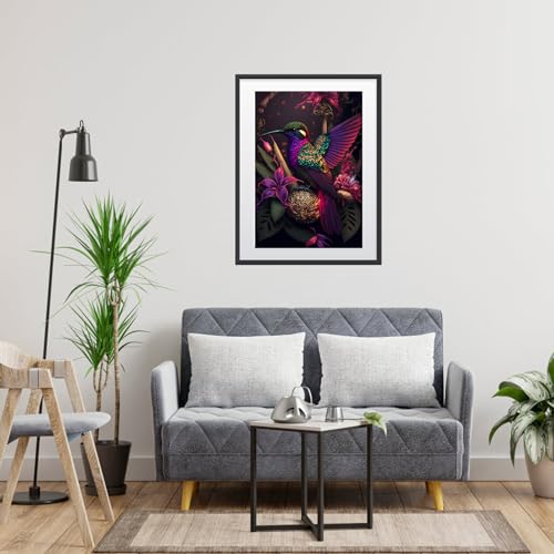 Hummingbird Flower | Diamond Painting